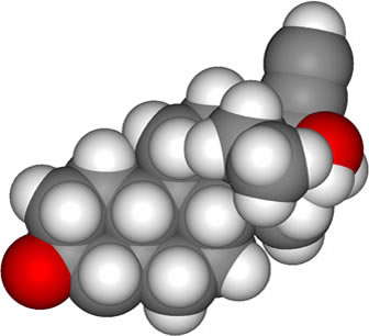 Γραφική απεικόνιση τριών διαστάσεων της χημικής δομής της ουσίας