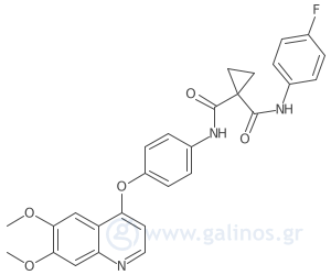 Γραφική απεικόνιση της χημικής δομής της ουσίας