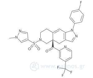 Γραφική απεικόνιση της χημικής δομής της ουσίας