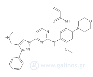Γραφική απεικόνιση της χημικής δομής της ουσίας