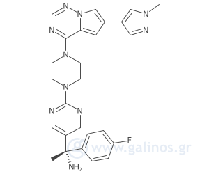 Γραφική απεικόνιση της χημικής δομής της ουσίας