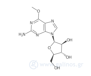 Γραφική απεικόνιση της χημικής δομής της ουσίας
