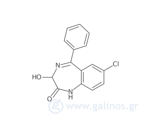 Γραφική απεικόνιση της χημικής δομής της ουσίας