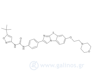 Γραφική απεικόνιση της χημικής δομής της ουσίας