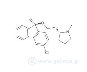 Γραφική απεικόνιση της χημικής δομής της ουσίας