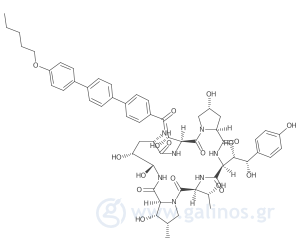 Γραφική απεικόνιση της χημικής δομής της ουσίας