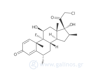 Γραφική απεικόνιση της χημικής δομής της ουσίας