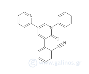 Γραφική απεικόνιση της χημικής δομής της ουσίας