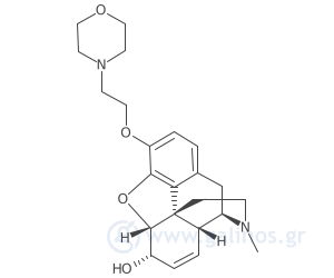 Γραφική απεικόνιση της χημικής δομής της ουσίας