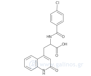 Γραφική απεικόνιση της χημικής δομής της ουσίας