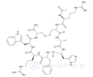 Γραφική απεικόνιση της χημικής δομής της ουσίας