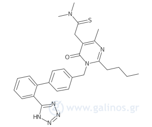 Γραφική απεικόνιση της χημικής δομής της ουσίας