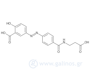 Γραφική απεικόνιση της χημικής δομής της ουσίας