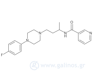 Γραφική απεικόνιση της χημικής δομής της ουσίας