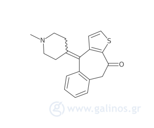 Γραφική απεικόνιση της χημικής δομής της ουσίας