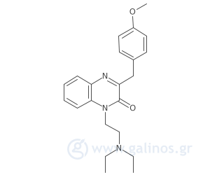 Γραφική απεικόνιση της χημικής δομής της ουσίας