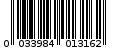 Γραμμωτός κωδικός 0033984013162