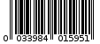 Γραμμωτός κωδικός 0033984015951