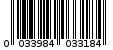 Γραμμωτός κωδικός 0033984033184