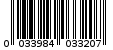 Γραμμωτός κωδικός 0033984033207