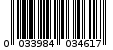 Γραμμωτός κωδικός 0033984034617