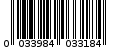 Γραμμωτός κωδικός 033984033184