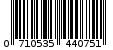 Γραμμωτός κωδικός 0710535440751