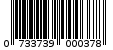 Γραμμωτός κωδικός 0733739000378