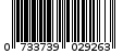 Γραμμωτός κωδικός 0733739029263