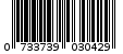 Γραμμωτός κωδικός 0733739030429