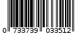 Γραμμωτός κωδικός 0733739033512