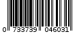 Γραμμωτός κωδικός 0733739046031