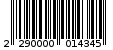 Γραμμωτός κωδικός 2290000014345