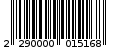 Γραμμωτός κωδικός 2290000015168