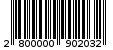 Γραμμωτός κωδικός 2800000902032