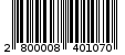 Γραμμωτός κωδικός 2800008401070