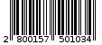 Γραμμωτός κωδικός 2800157501034