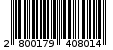 Γραμμωτός κωδικός 2800179408014