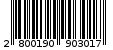 Γραμμωτός κωδικός 2800190903017