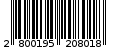 Γραμμωτός κωδικός 2800195208018