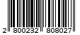 Γραμμωτός κωδικός 2800232808027
