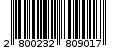Γραμμωτός κωδικός 2800232809017
