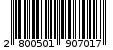 Γραμμωτός κωδικός 2800501907017