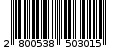 Γραμμωτός κωδικός 2800538503015