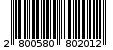 Γραμμωτός κωδικός 2800580802012