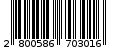 Γραμμωτός κωδικός 2800586703016