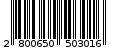 Γραμμωτός κωδικός 2800650503016