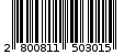Γραμμωτός κωδικός 2800811503015