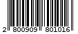 Γραμμωτός κωδικός 2800909801016