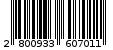 Γραμμωτός κωδικός 2800933607011